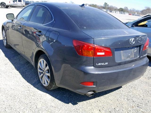 JTHCK262885018450 - 2008 LEXUS IS 250 GRAY photo 3