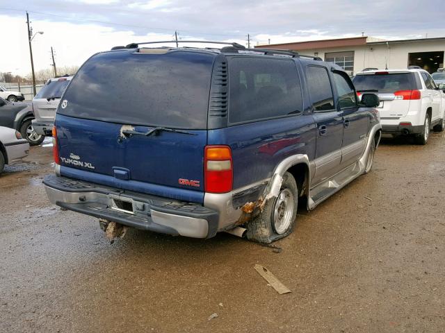 3GKEC16Z12G148573 - 2002 GMC YUKON XL C BLUE photo 4