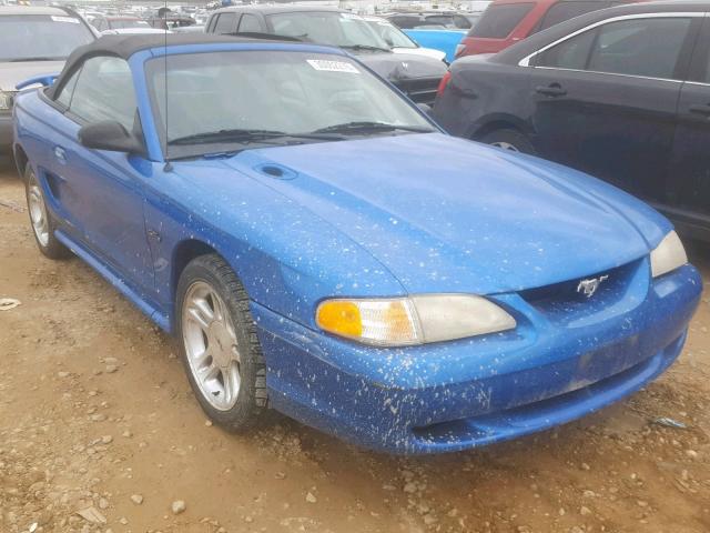 1FAFP45X6WF228504 - 1998 FORD MUSTANG GT BLUE photo 1