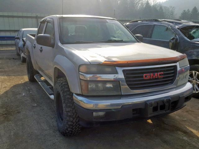 1GTDT136048179047 - 2004 GMC CANYON SILVER photo 1