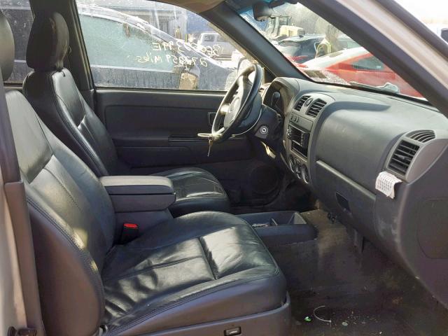 1GTDT136048179047 - 2004 GMC CANYON SILVER photo 5