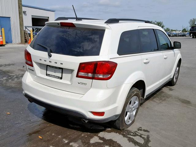 3D4PG1FG5BT561727 - 2011 DODGE JOURNEY MA WHITE photo 4