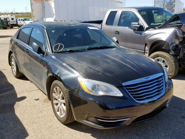 1C3BC1FB8BN570997 - 2011 CHRYSLER 200 TOURIN BLACK photo 1