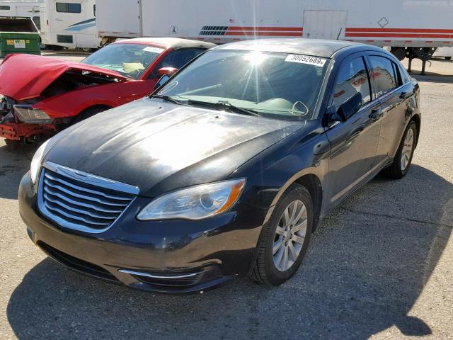 1C3BC1FB8BN570997 - 2011 CHRYSLER 200 TOURIN BLACK photo 2