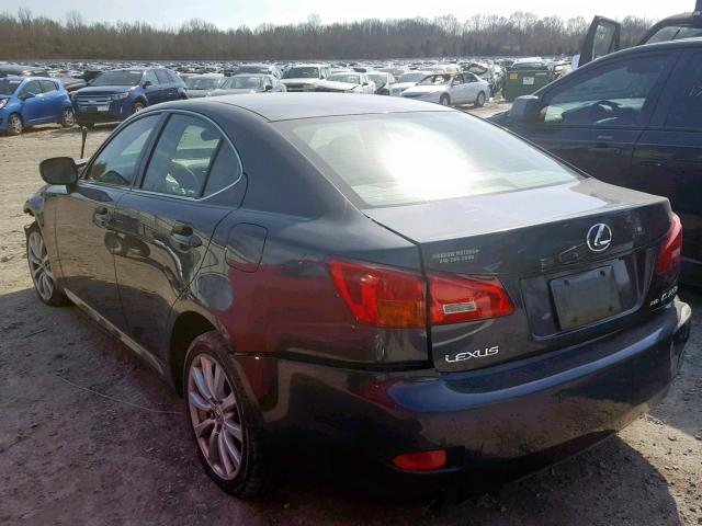 JTHCK262365001343 - 2006 LEXUS IS 250 GRAY photo 3