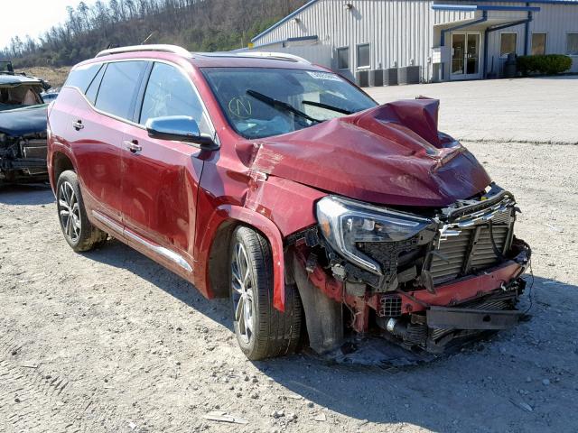 3GKALXEX8JL258821 - 2018 GMC TERRAIN DE MAROON photo 1