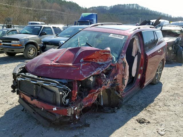 3GKALXEX8JL258821 - 2018 GMC TERRAIN DE MAROON photo 2