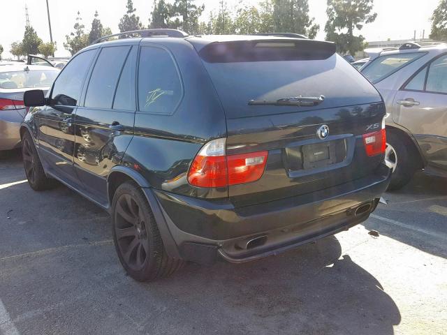 5UXFA93585LE82260 - 2005 BMW X5 4.8IS BLACK photo 3