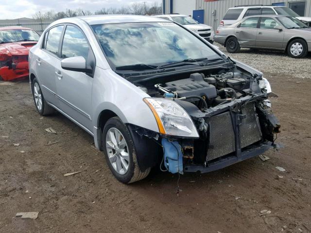 3N1AB6AP2AL703460 - 2010 NISSAN SENTRA 2.0 SILVER photo 1