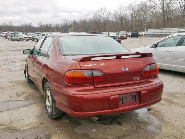 1G1NE52J43M549460 - 2003 CHEVROLET MALIBU LS 栗色 照片 3
