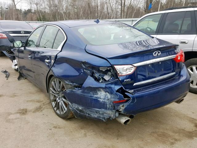 JN1FV7AR0GM450593 - 2016 INFINITI Q50 RED SP BLUE photo 3