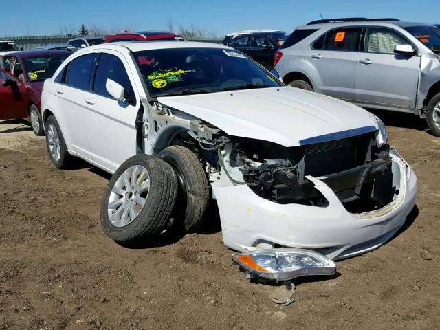 1C3BC1FB4BN549919 - 2011 CHRYSLER 200 TOURIN WHITE photo 1