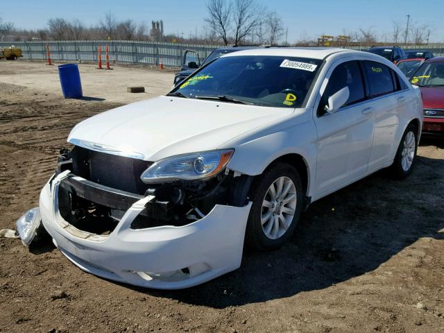 1C3BC1FB4BN549919 - 2011 CHRYSLER 200 TOURIN WHITE photo 2