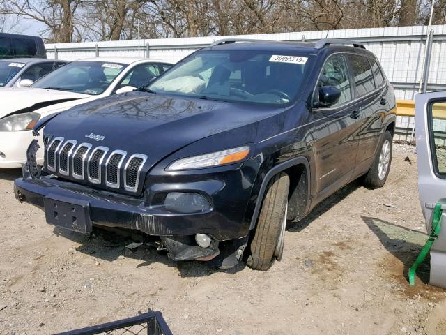 1C4PJMCS7EW269469 - 2014 JEEP CHEROKEE L BLACK photo 2