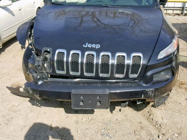 1C4PJMCS7EW269469 - 2014 JEEP CHEROKEE L BLACK photo 7