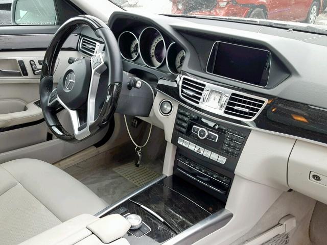 WDDHF5KBXFB120422 - 2015 MERCEDES-BENZ E 350 SILVER photo 9