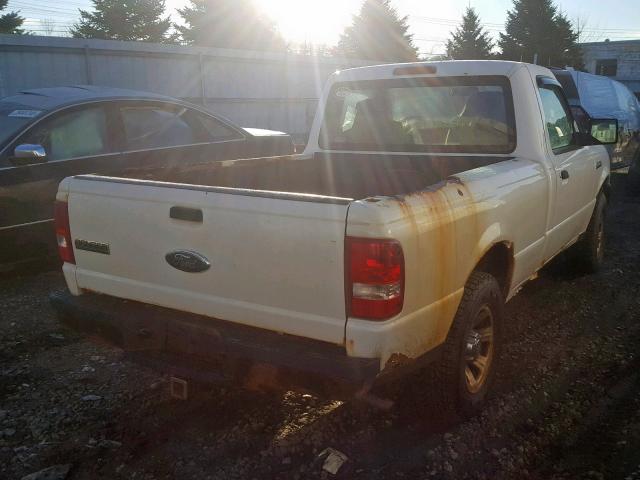 1FTYR10D78PA69045 - 2008 FORD RANGER WHITE photo 4