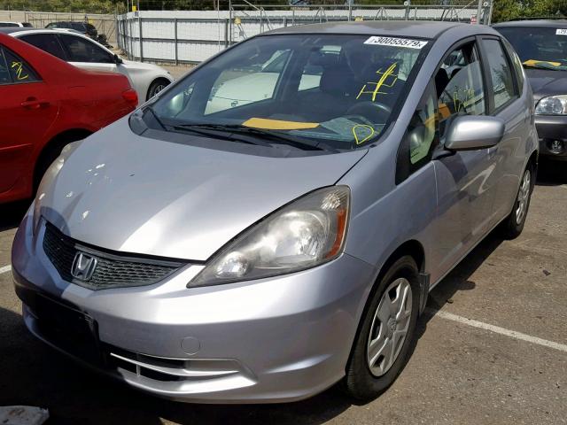 JHMGE8H33CS004483 - 2012 HONDA FIT SILVER photo 2