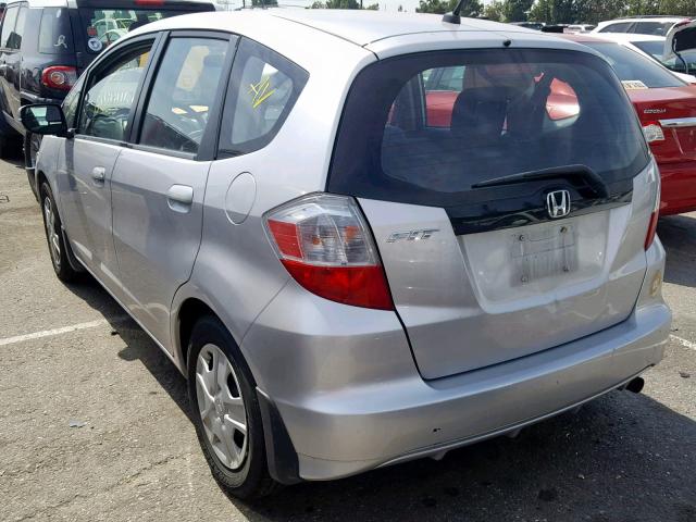 JHMGE8H33CS004483 - 2012 HONDA FIT SILVER photo 3