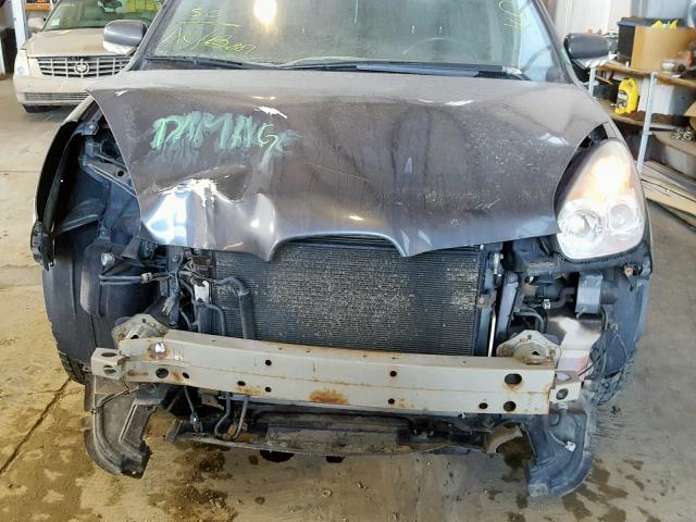 4S4WX85D574409299 - 2007 SUBARU B9 TRIBECA GRAY photo 9