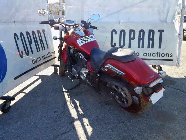 JYAVP33Y6EA000926 - 2014 YAMAHA XVS1300 CU RED photo 3