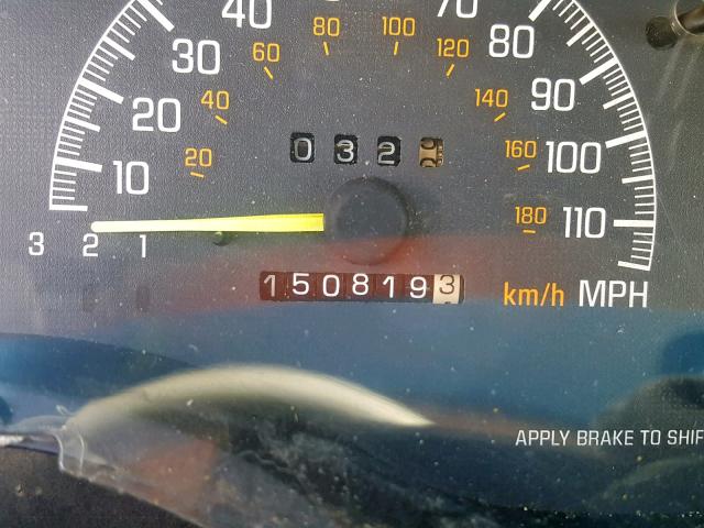 1G2WR1211YF201981 - 2000 PONTIAC GRAND PRIX BLACK photo 8