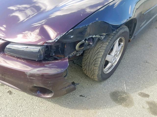 1G2WR1211YF201981 - 2000 PONTIAC GRAND PRIX BLACK photo 9