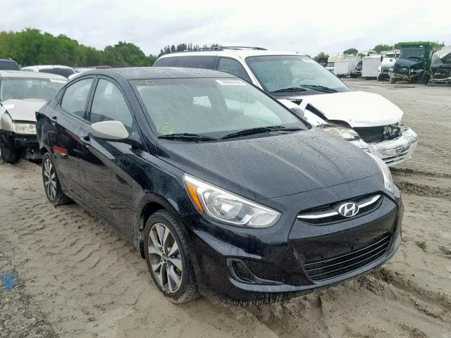 KMHCT4AEXHU348071 - 2017 HYUNDAI ACCENT SE CHARCOAL photo 1