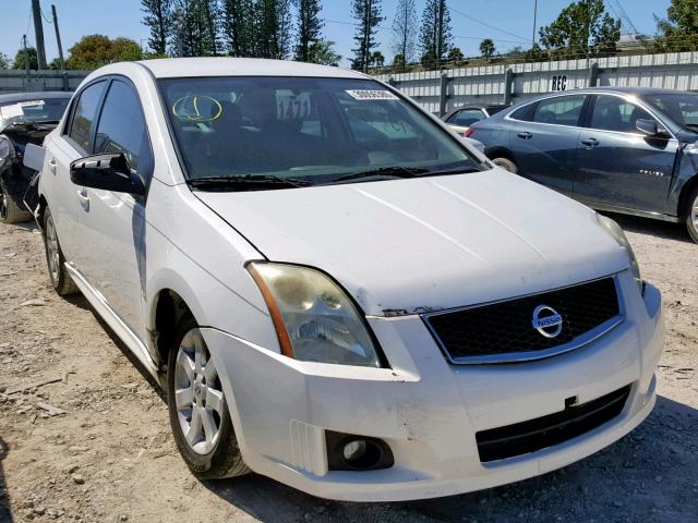 3N1AB6APXCL658593 - 2012 NISSAN SENTRA 2.0 WHITE photo 1