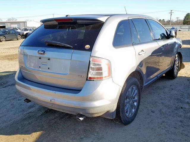 2FMDK38C07BB46821 - 2007 FORD EDGE SEL GRAY photo 4