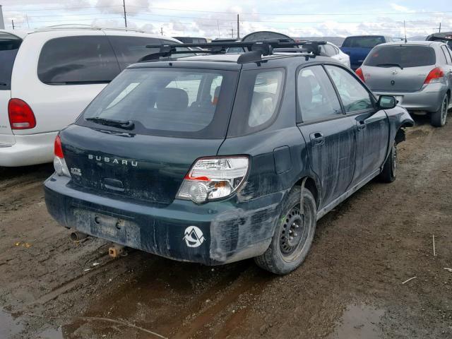 JF1GG65554G820692 - 2004 SUBARU IMPREZA TS GREEN photo 4