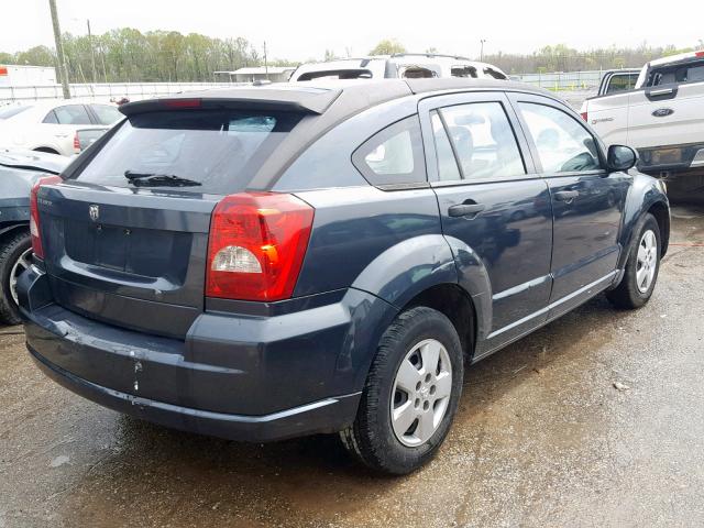 1B3HB28B08D535947 - 2008 DODGE CALIBER BLUE photo 4