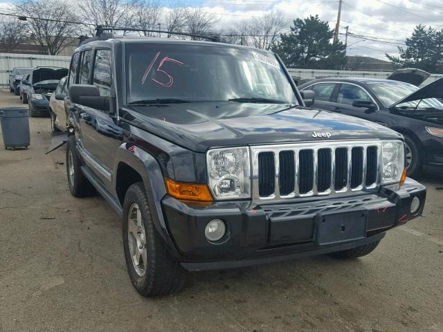 1J4RG4GK5AC137270 - 2010 JEEP COMMANDER BLACK photo 1