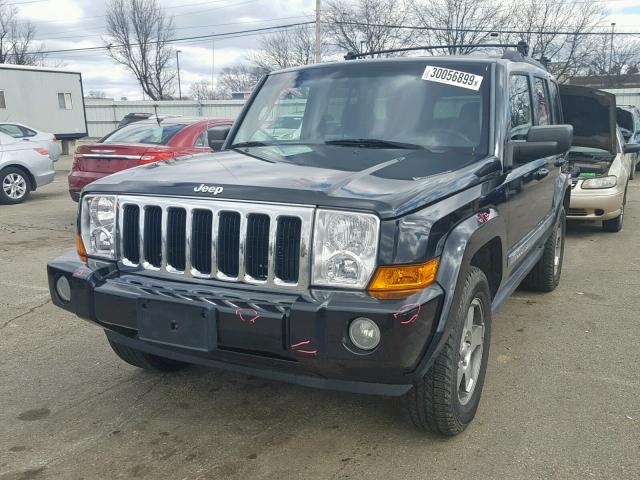 1J4RG4GK5AC137270 - 2010 JEEP COMMANDER BLACK photo 2