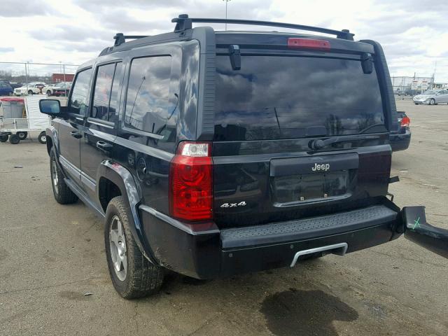 1J4RG4GK5AC137270 - 2010 JEEP COMMANDER BLACK photo 3