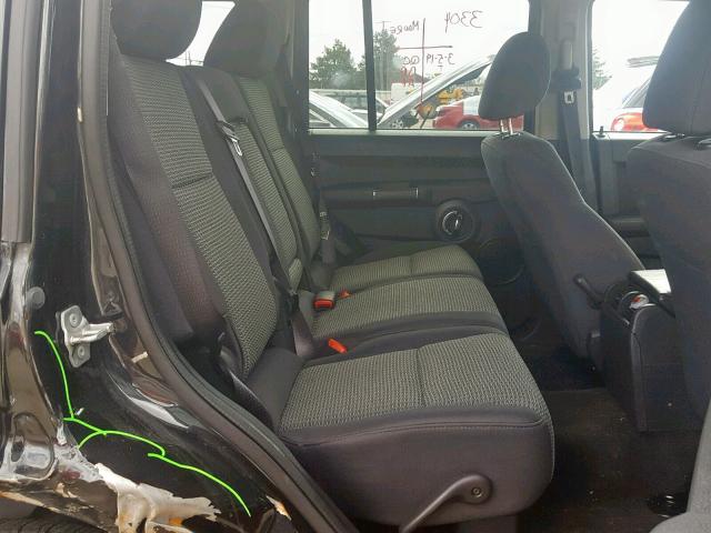 1J4RG4GK5AC137270 - 2010 JEEP COMMANDER BLACK photo 6