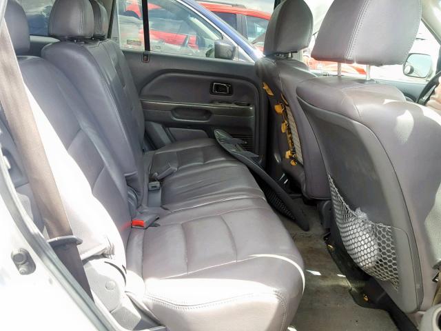 5FNYF18288B014660 - 2008 HONDA PILOT VP SILVER photo 6