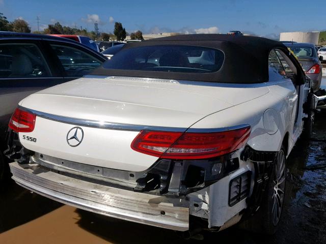 WDDXK8CB8HA026135 - 2017 MERCEDES-BENZ S 550 WHITE photo 3