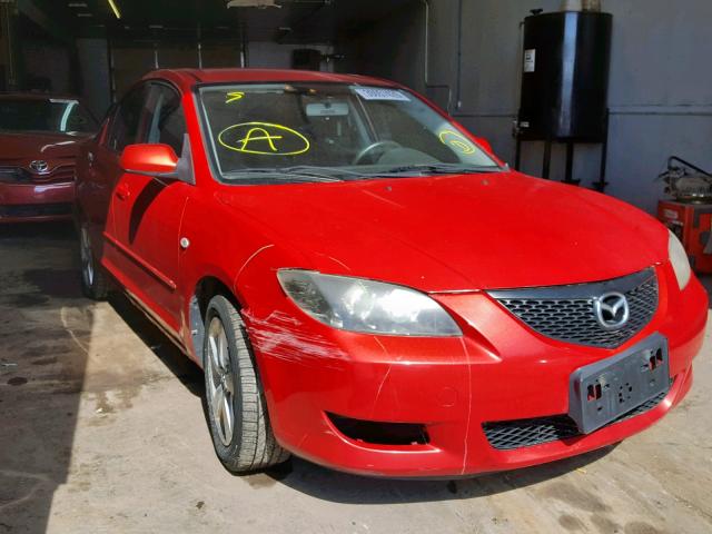 JM1BK12F851331162 - 2005 MAZDA 3 I RED photo 1