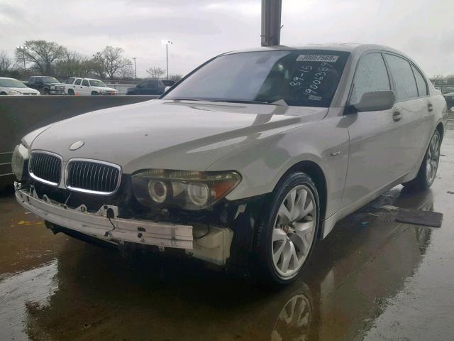 WBAGN63454DS47284 - 2004 BMW 745 LI WHITE photo 2