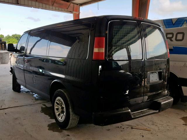 1GCSGAFX9C1114561 - 2012 CHEVROLET EXPRESS G1 BLACK photo 3