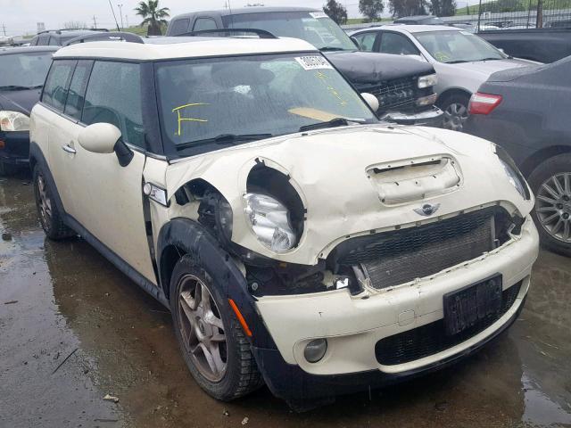 WMWMM33529TP91784 - 2009 MINI COOPER S C WHITE photo 1