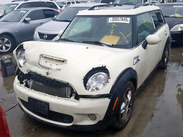 WMWMM33529TP91784 - 2009 MINI COOPER S C WHITE photo 2