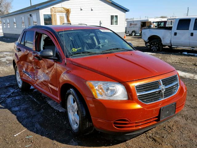 1B3HB48B08D545244 - 2008 DODGE CALIBER SX ORANGE photo 1