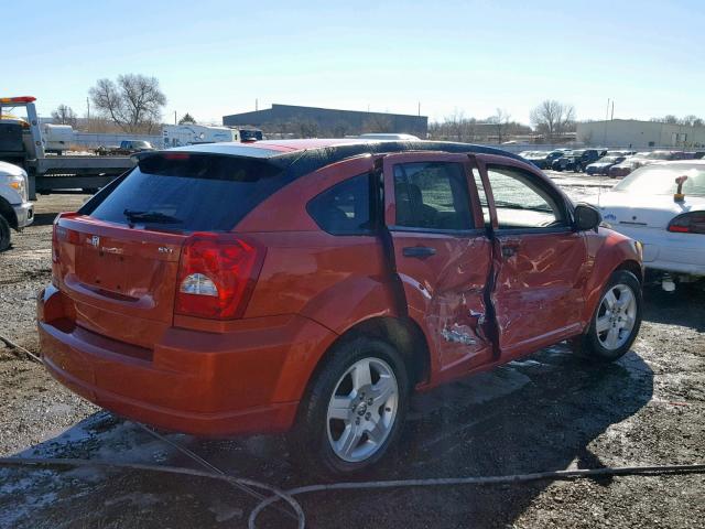 1B3HB48B08D545244 - 2008 DODGE CALIBER SX ORANGE photo 4