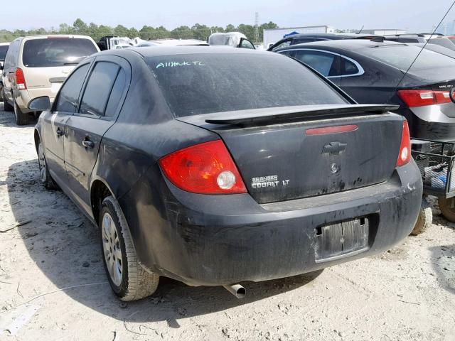 1G1AD5F57A7161066 - 2010 CHEVROLET COBALT 1LT BLACK photo 3