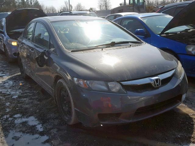 2HGFA1F01BH001694 - 2011 HONDA CIVIC EXL BLACK photo 1