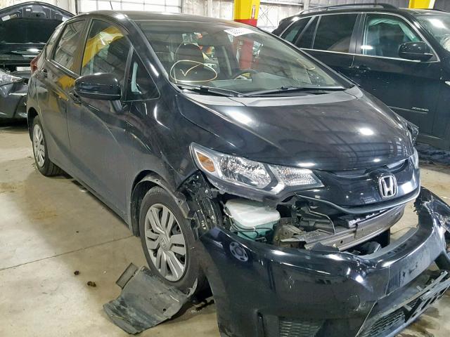 3HGGK5H5XHM704335 - 2017 HONDA FIT LX BLACK photo 1