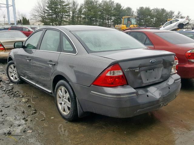 1FAHP27186G158052 - 2006 FORD FIVE HUNDR GRAY photo 3