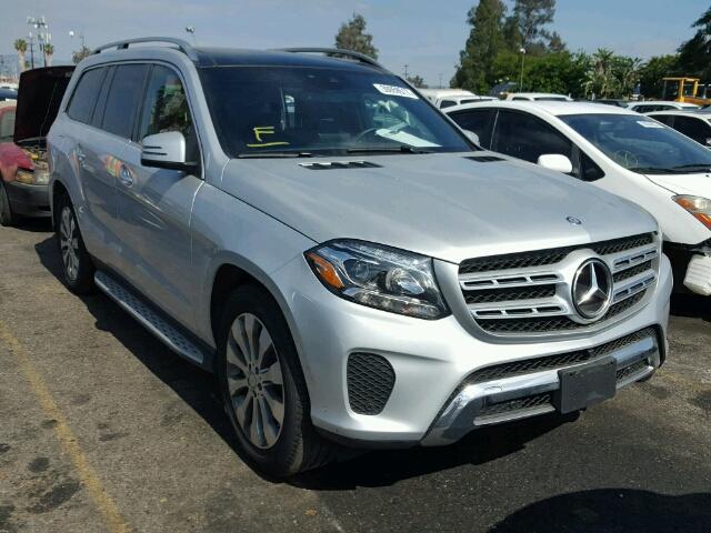 4JGDF6EEXHA816075 - 2017 MERCEDES-BENZ GLS 450 4M GRAY photo 1